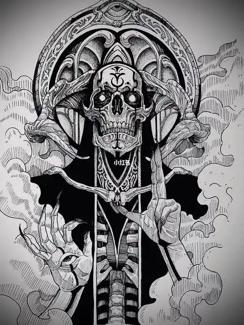 画画的男生就是这么可爱,死神手稿新鲜出炉,画了5天,你们喜欢么#纹身