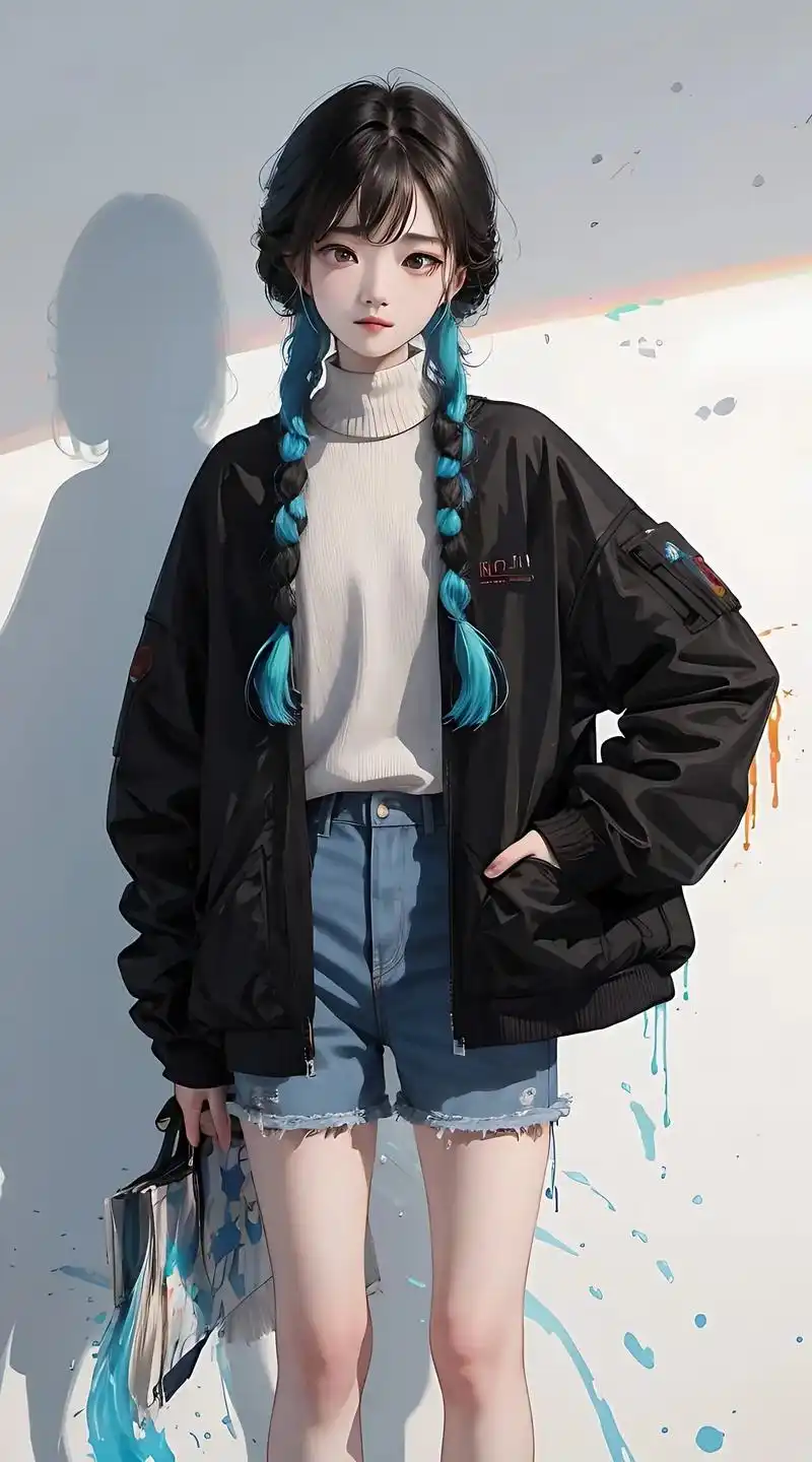 高冷#高清美女壁纸 #漫画女孩 #挑一张壁纸换上吧 - 抖音