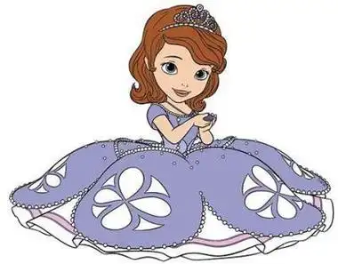 小公主苏菲亚简笔画彩色儿童画苏菲亚简笔画怎么画苏菲亚简笔画顺序