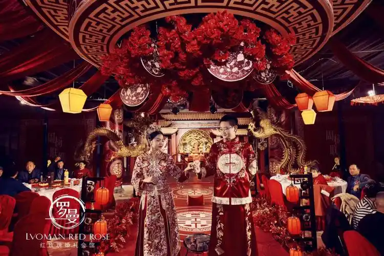 中式婚礼今年火爆的中式场景