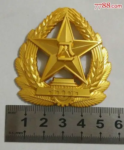 (不喜欢退给我)2号总装备部研究室07帽徽母版样板模型