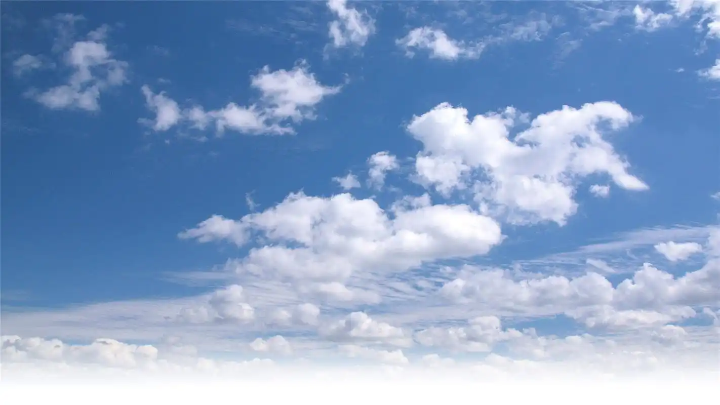 唯美蓝天白云高清桌面壁纸