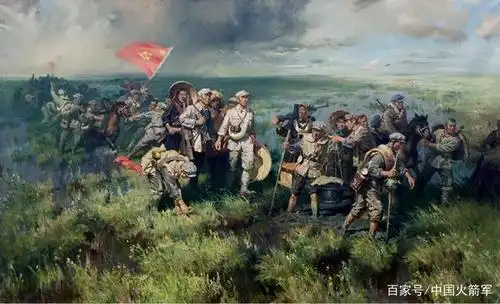 油画《红军过草地》(军博馆藏)