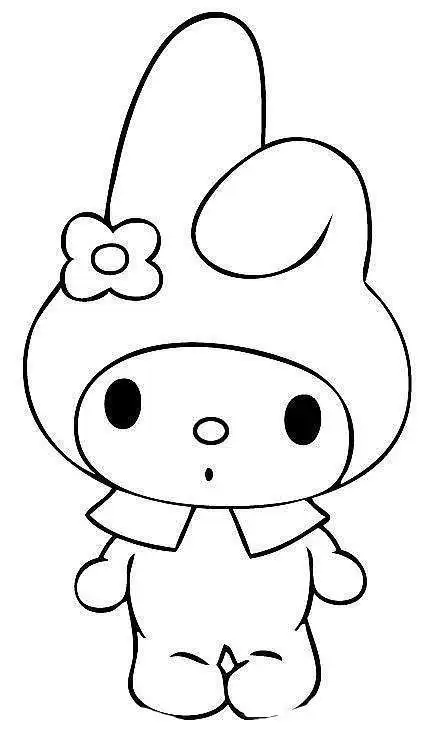 大班儿童简笔画兔子