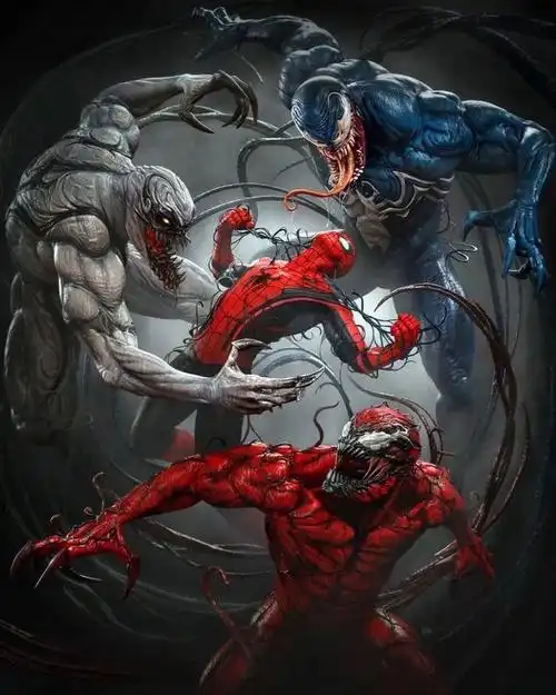 死侍小蜘蛛|死侍又被毒液附体了!除了他,还有女金刚狼,恶灵骑士!