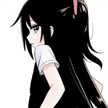 女生动漫头像高冷可爱手绘开心比苦恼多的女孩子