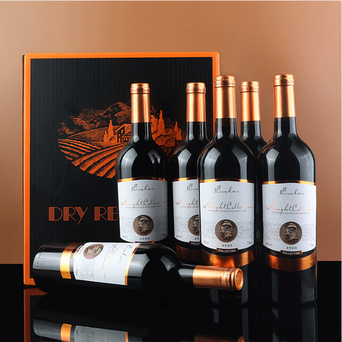欧拉勒法国进口红酒骑士古堡珍藏14度窖藏赤霞珠干红葡萄酒 6支装