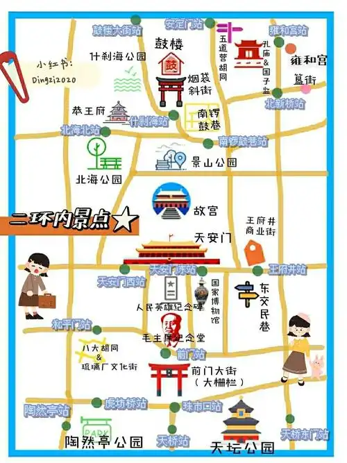 北京旅游景点分布‖北京旅游攻略_景点_旅游_旅游攻略_长城_故宫_薯条