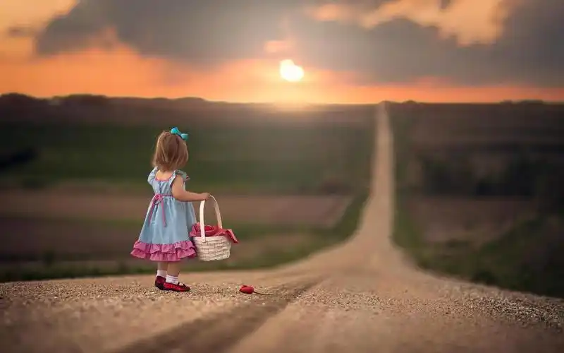 唯美外国小女孩,高清图片,电脑桌面-壁纸族