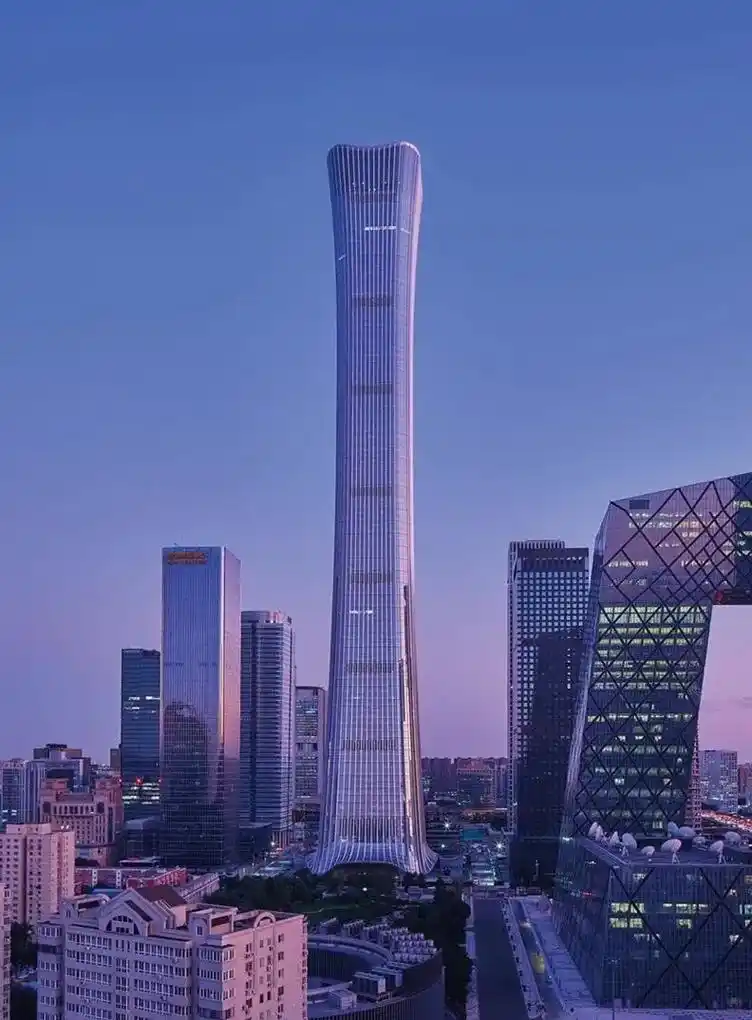 中国尊 写字楼出租  高大上 一应俱全.中信大厦   标准建 - 抖音