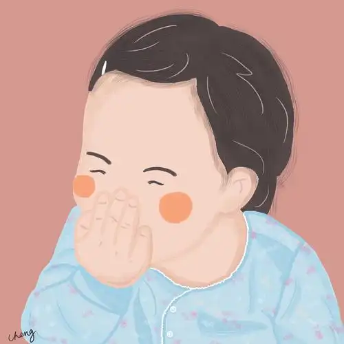 黄夏温宝贝插画头像合集