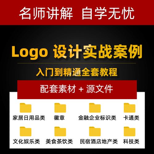 ai/ps/cdr品牌logo设计视频教程 平面设计实战案例进阶教程素材