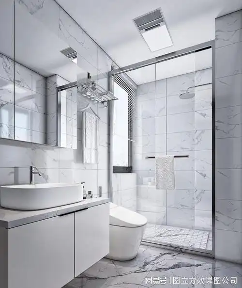 卫生间带浴缸装修效果图大全17