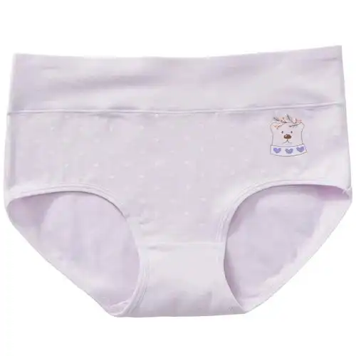 女童内裤女三角100纯棉裆15岁少女孩发育期16胖mm夏季高腰三角裤