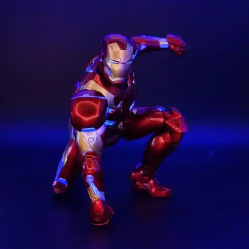 上色钢铁侠mk46板喷电镀荧光分色细节接单不包国创机甲