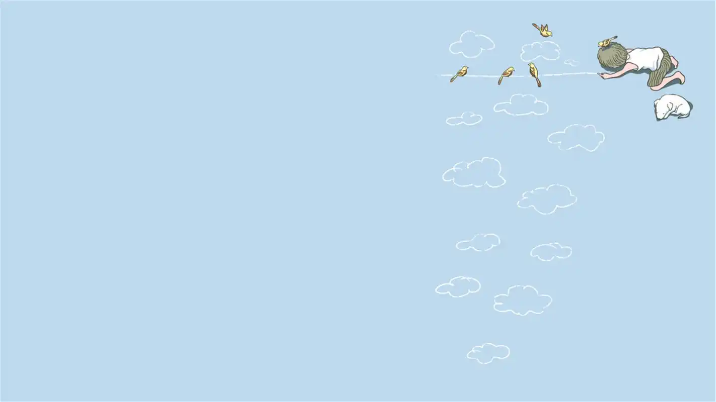 简约的手绘卡通可爱个性图片桌面壁纸高清下载