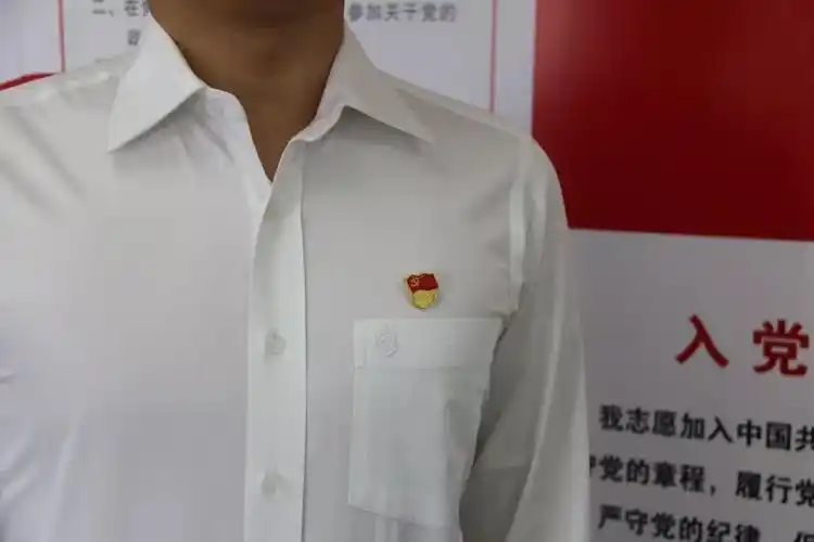 错误的党徽佩戴方式1.不得使用不规范党徽2.党徽不能倒置3.