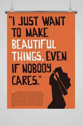 美式简约创意英文海报-众图网