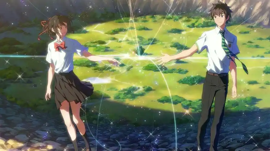 你的名字唯美浪漫插画桌面壁纸