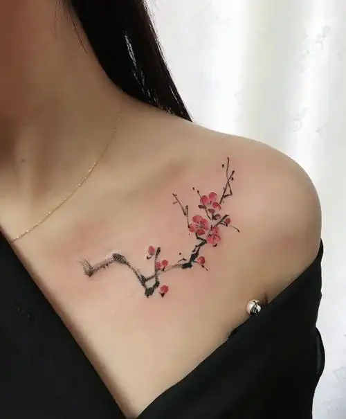 最新梅花纹身图案大全男女17