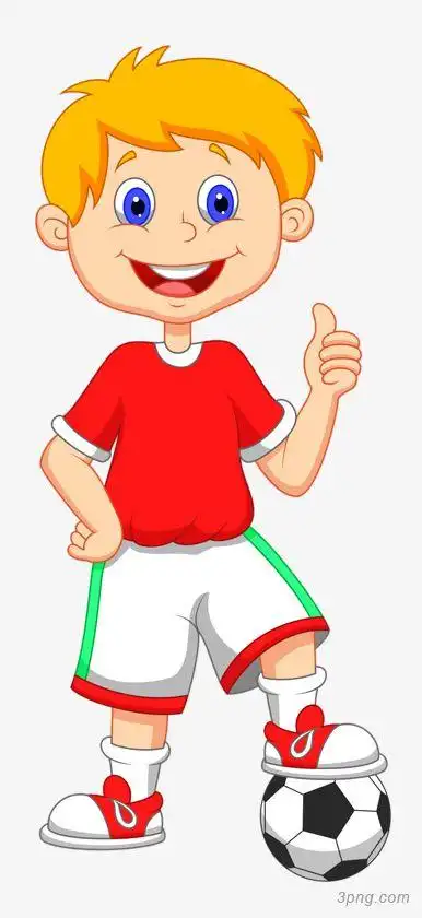 棒棒的小男孩png素材透明免抠图片-动植人物