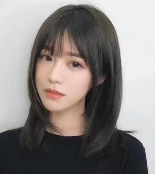 锁骨发初恋头2022,邻家女孩的亲切感发型_中长发_女生发型大全