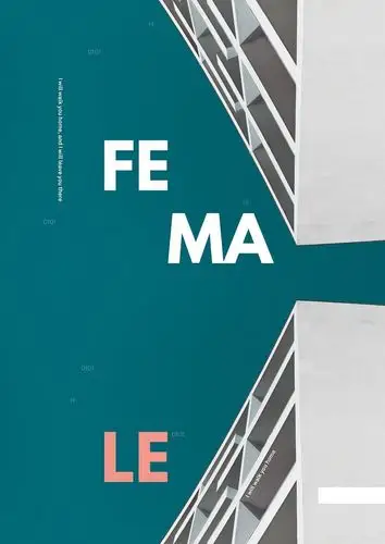 此简约大气的几何海报设计.by caterina bianchini