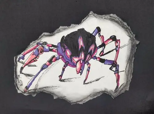 写生-机械蜘蛛