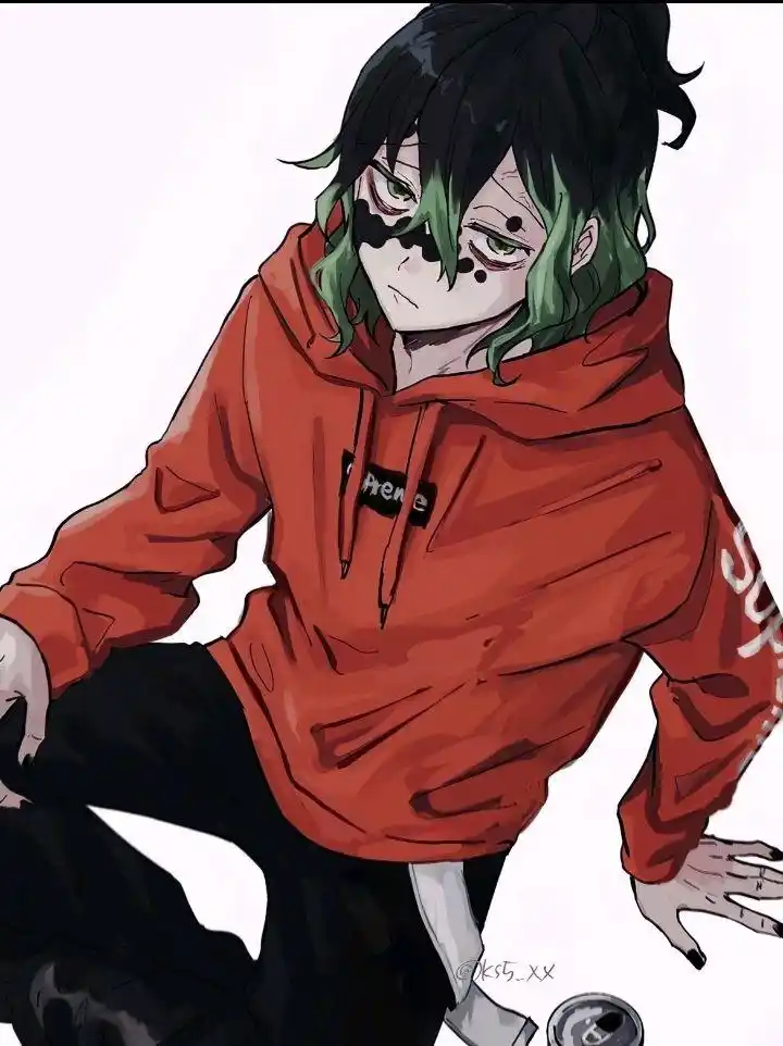 鬼灭之刃,上弦六妓夫太郎高清手机壁纸太帅了