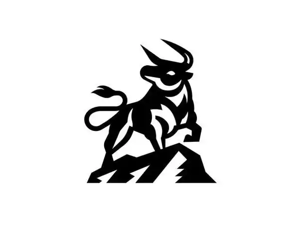 一组肌肉扎实的公牛元素标志设计分享