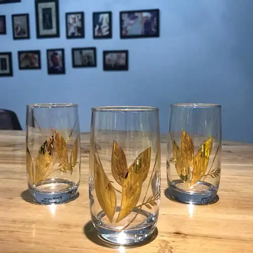 温州订婚结婚敬茶茶杯中式玻璃雕花圆家家居玻璃杯