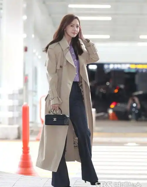 状态超好林允儿机场时尚美照