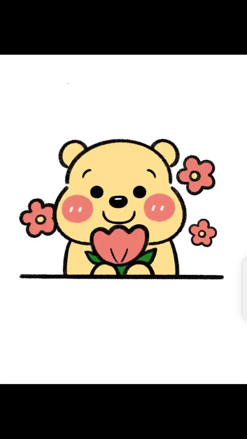 手残党简笔画画可爱的小熊#简笔画 #超可爱表情包 #可爱卡通 - 抖音