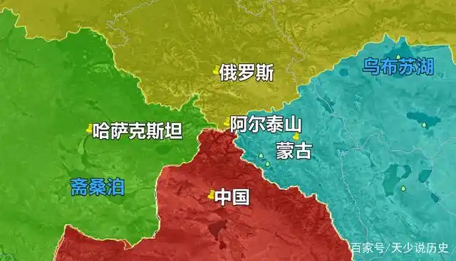 中俄蒙哈四国交界点在这里,瓜分阿尔泰山,为何形成这样的局面?