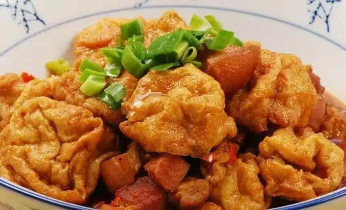 油豆腐泡红烧肉 第9张