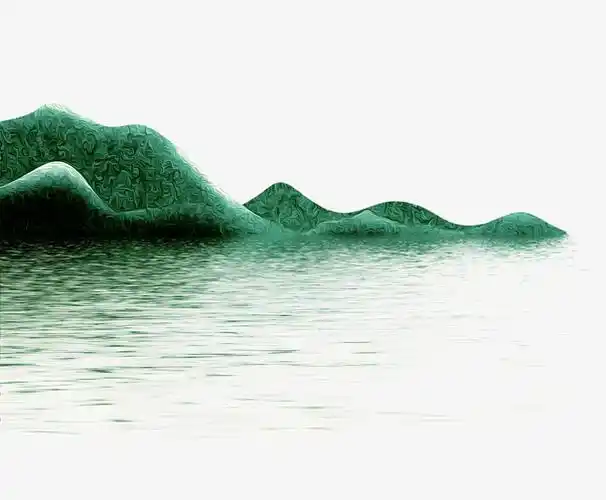 绿色山水风景免费下载素材免费下载_觅元素