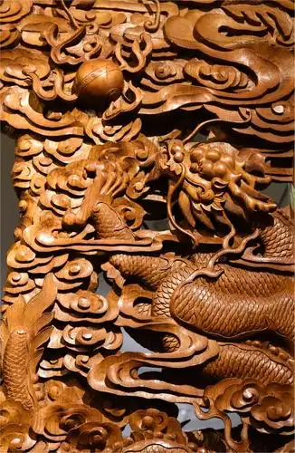 【木头雕刻的诗篇】中国紫檀博物馆特写 - 美篇