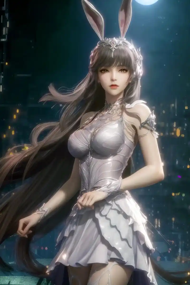 小舞ai绘画～这次的模型质感不好啊～先将就着看吧#小舞 - 抖音