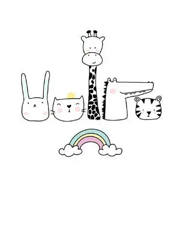 可爱白纸简笔画