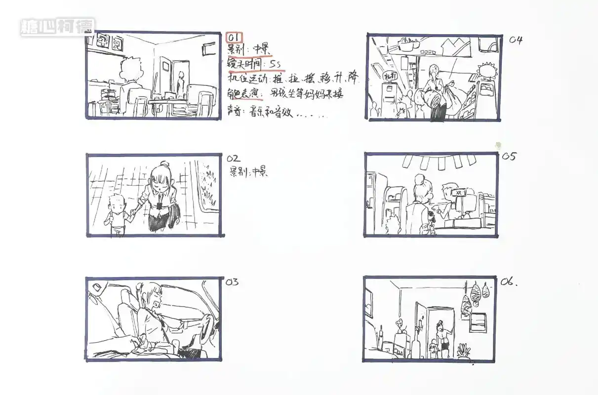 国美动漫考研19手绘黑白分镜分享