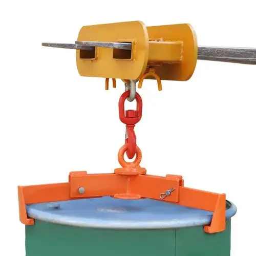 【油桶吊具】油桶吊钳三爪夹子链条挂钩钩子叉车专用起重吊具卸油桶