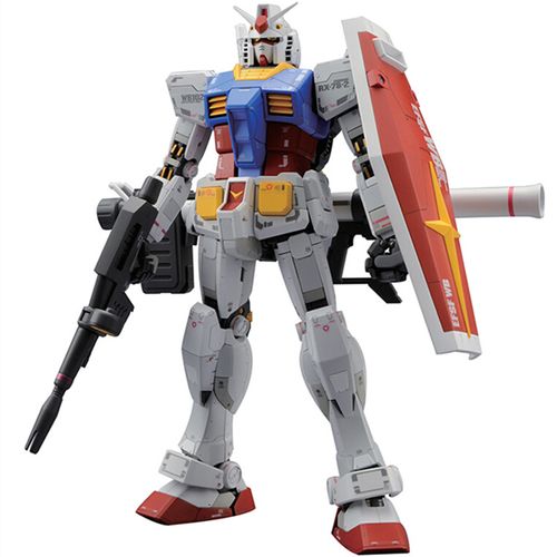 万代(bandai) mg 高达1 拼装模型玩具 18cm mg 元祖3.0