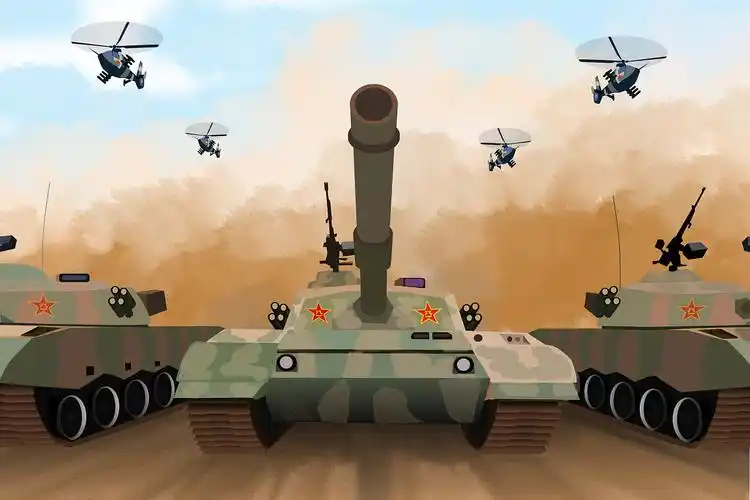 海陆空立体作战