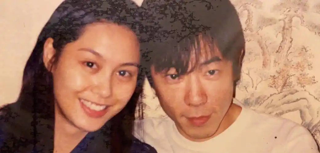 朱茵为黄贯中庆生,两人年轻时合照曝光,脸型般配_照片_时候_样子