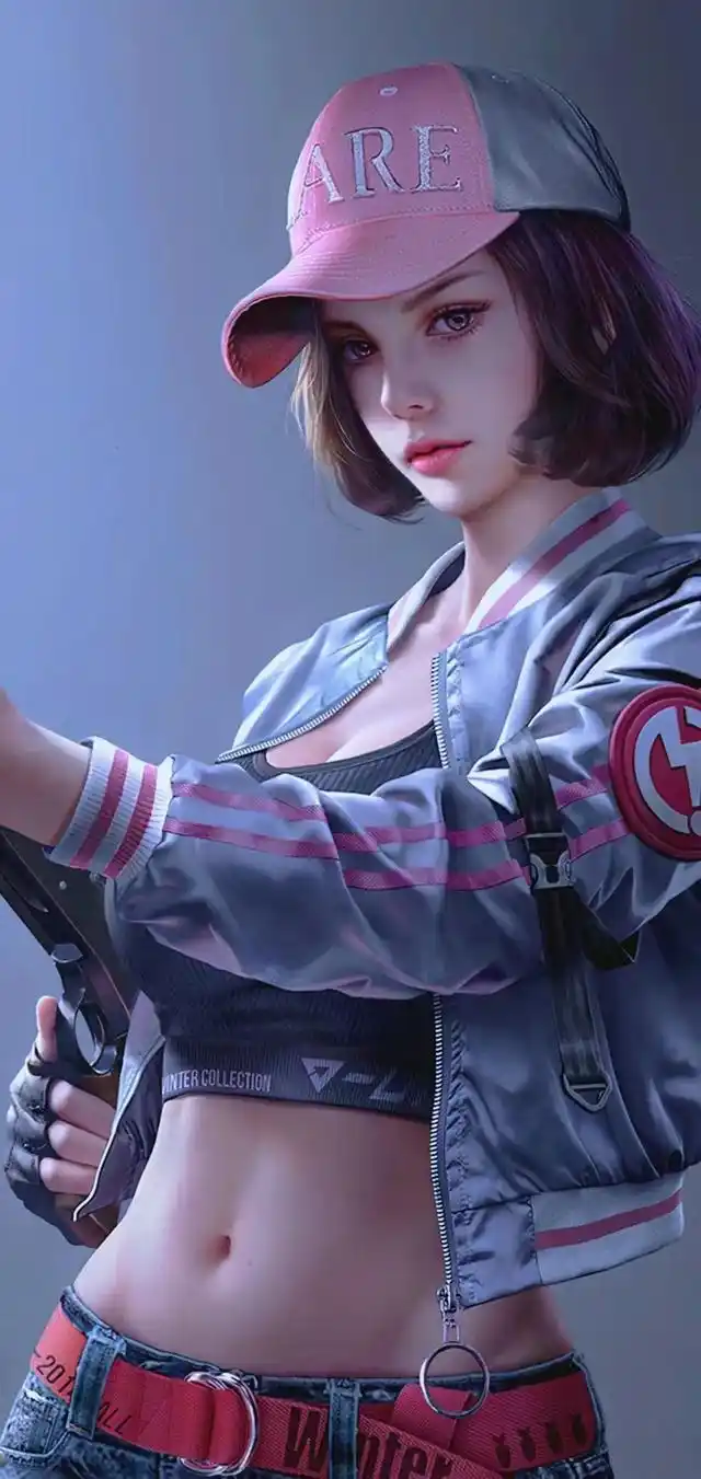 手机壁纸|cg建模美女