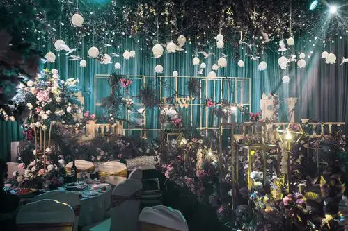 墨绿色西式婚礼-扬州美寻高端婚礼定制服务有限公司-wed114结婚网