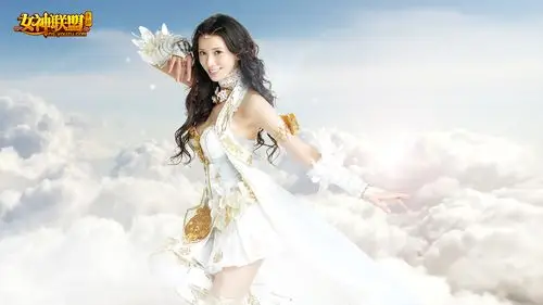 女神联盟游戏壁纸_美女林志玲代言