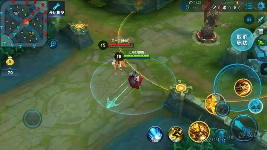 王者荣耀新版达摩连招教程 超远距离穿墙骚操作