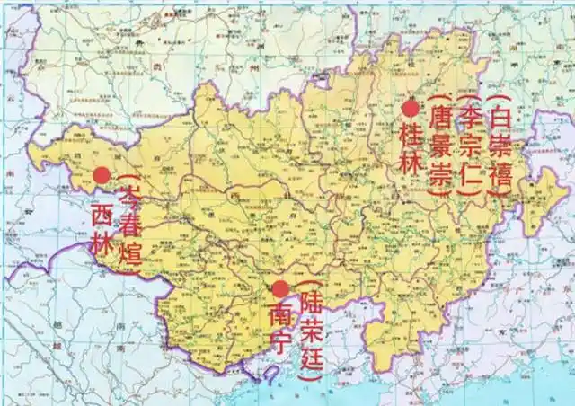 1958年3月5日,广西建立省一级的广西壮族自治区,自治区首府为南宁市.