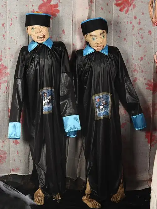 万圣节道具鬼屋酒吧布置仿真清朝僵尸尸体乳胶其它